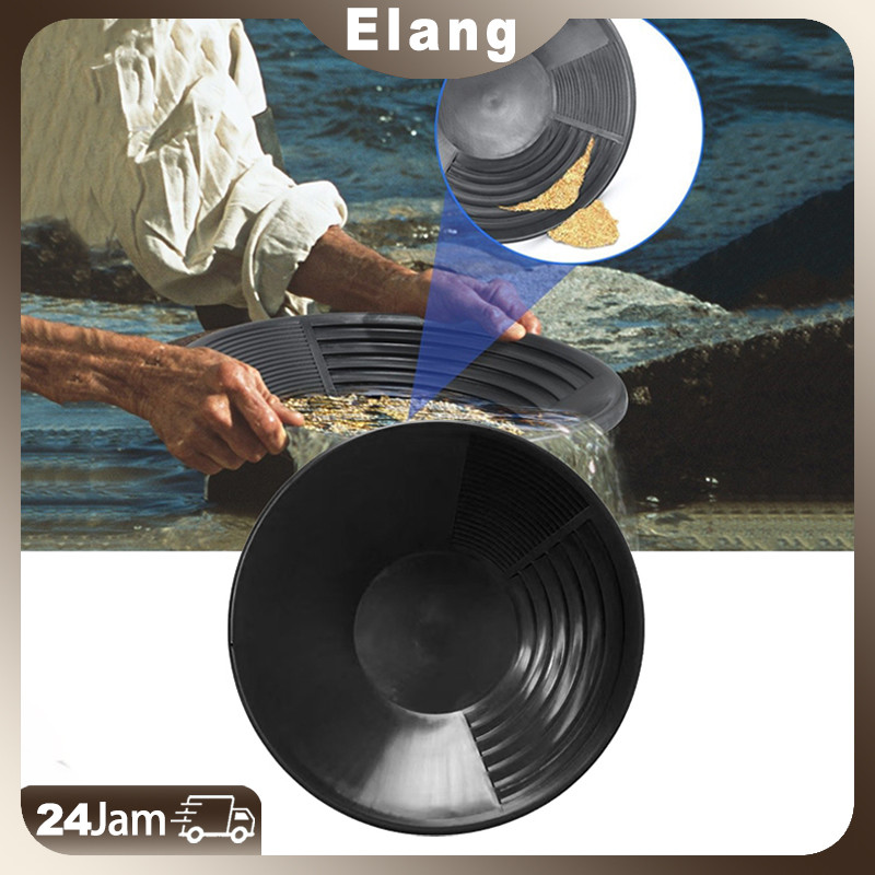 38cm Alat Gold Mining /Pencari Pendulang Penyaring Mendulang Mining Pan Saringan Mas/ Alat Dulang Sa