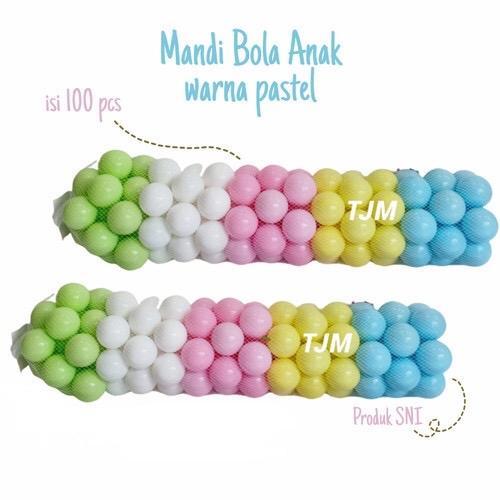 AQUATIC MANDI BOLA PASTEL 50PCS SNI