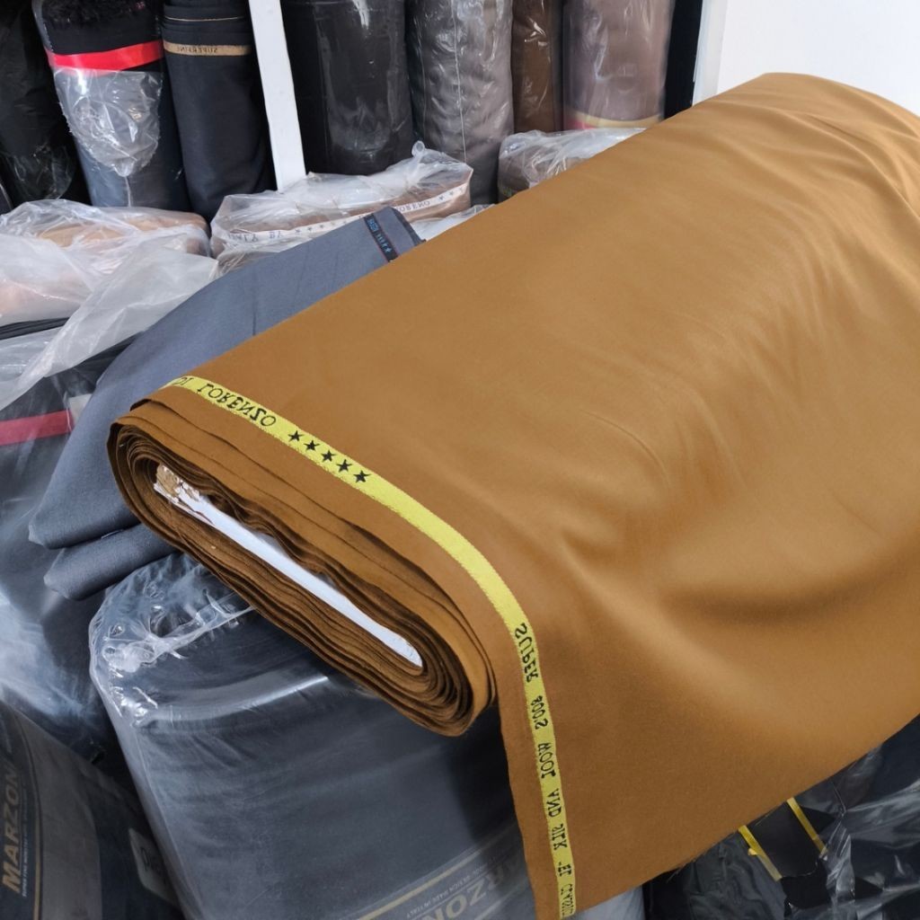 Kain Khaki Pns Pdh Asn Premium Semi Wool Pemda