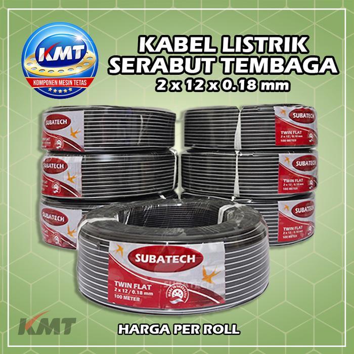 Kabel Listrik Ganda Serabut Isi-100Meter/1 Roll