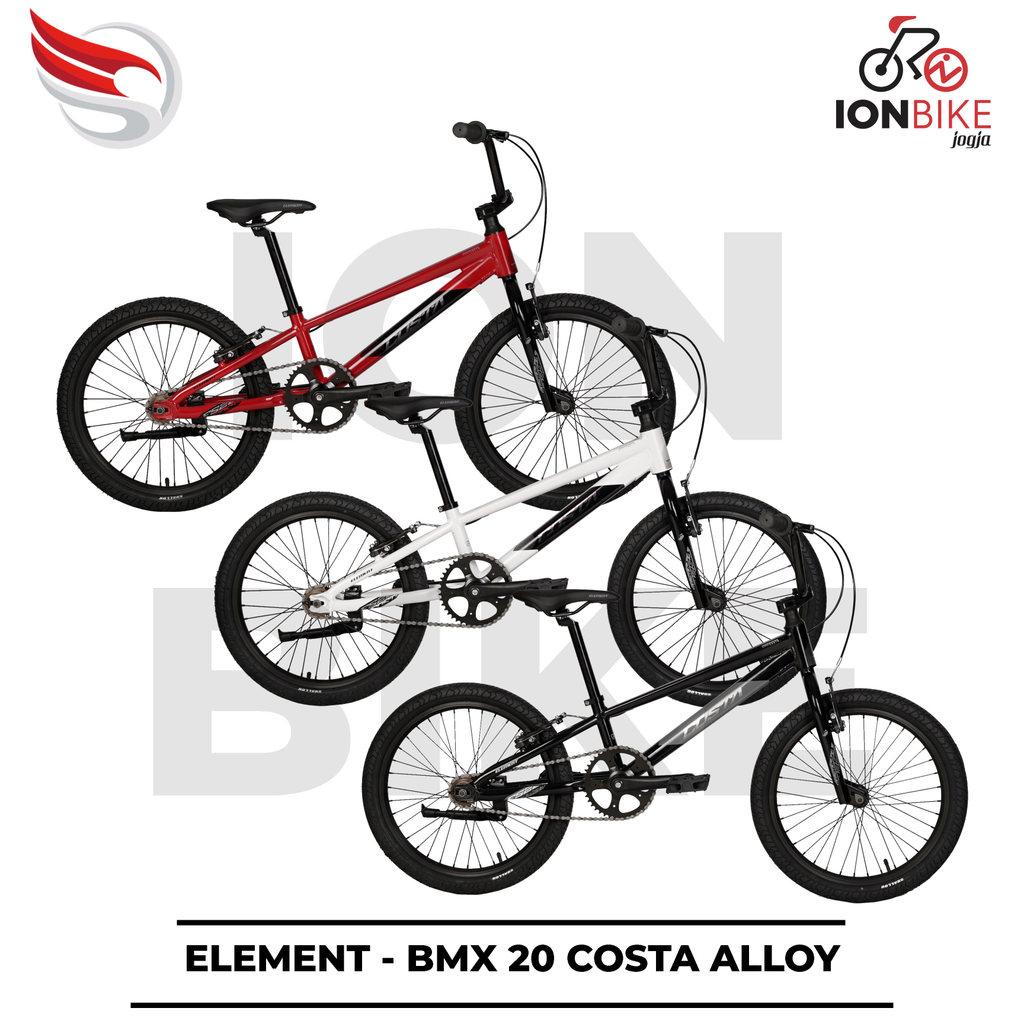 Sepeda BMX 20 Inch Element Costa F520 Frame Alloy Ringan Terbaru Murah Allumunium Lomba Kompetisi Ro