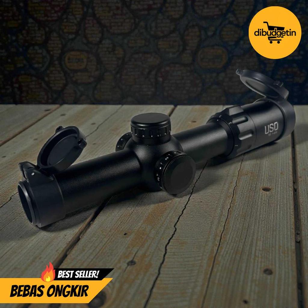 USO Tactical Scope Hunting Magnification IR FFP 1-6x24mm - 1-6x24IRFFP