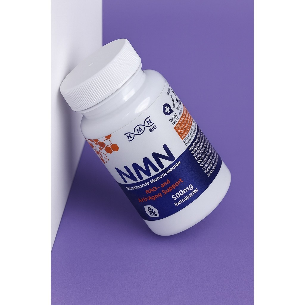 NMN Bio Asli Nicotinamide Mononucleotide - 500mg Anti -Aging supplements  30Capsul  Original produk 