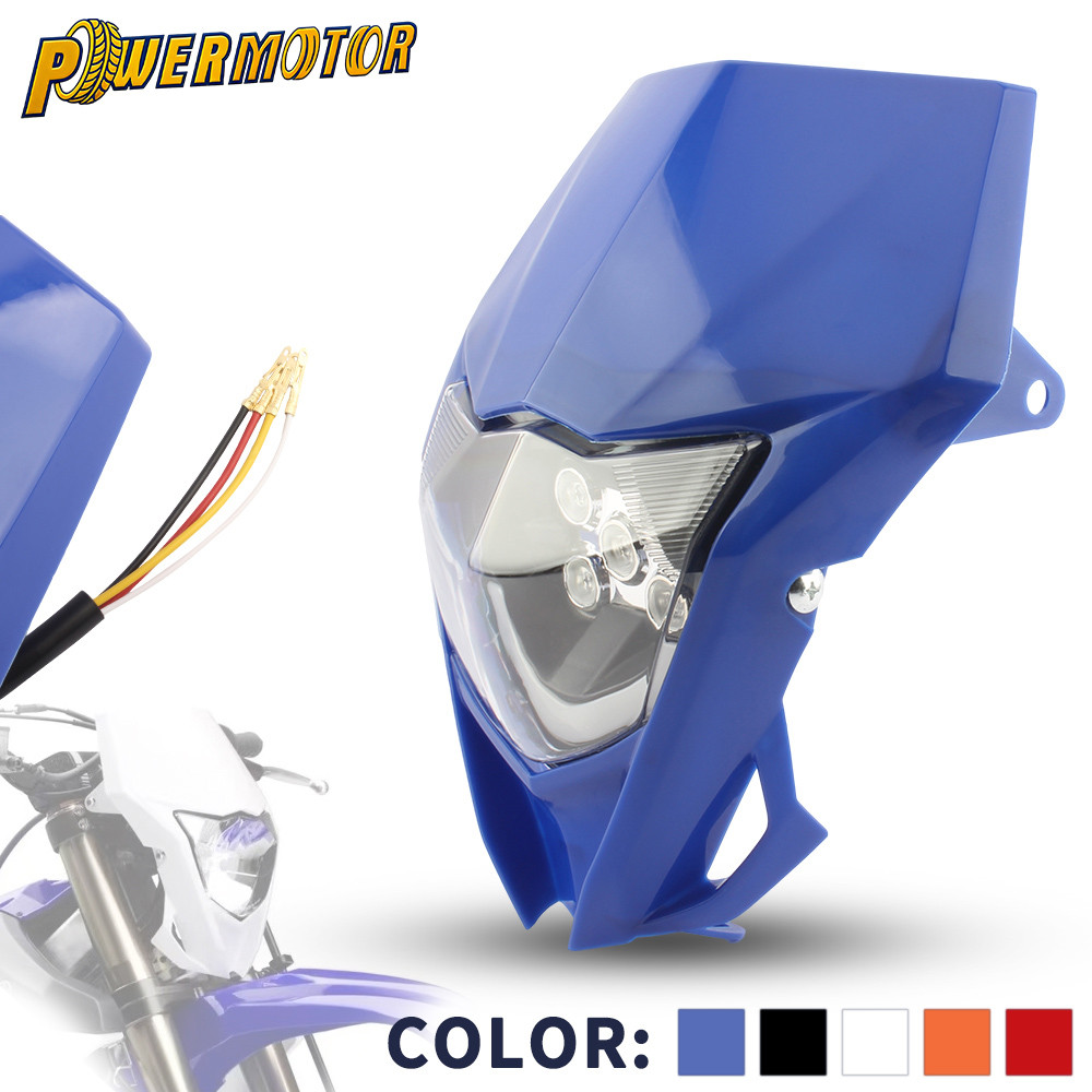 For Yamaha Motocross Headlight Accessories For WR250F WR450F YZ250F YZ450F WR YZ 250F 450F Motorcycl