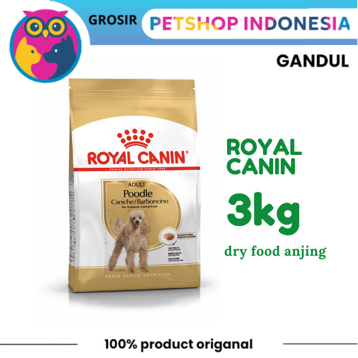 Royal Canin Poodle Adult 3kg makanan anjing poodle