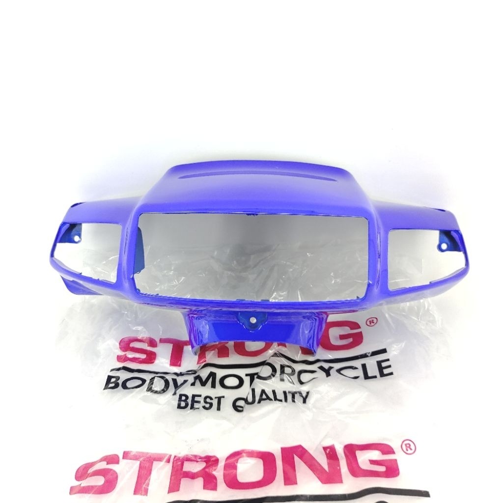 COD STRONG Cover Batok Totok Kepala Lampu Depan Suzuki Satria 2Tak 2T Lumba Kopling Biru Original ST