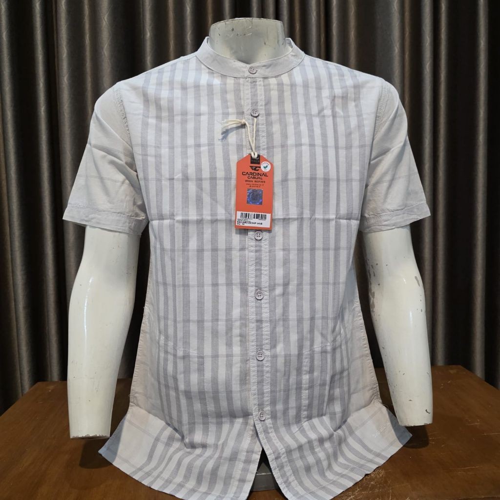 Cardinal Casual Original Kemeja Koko Pria Lengan Pendek Reguler