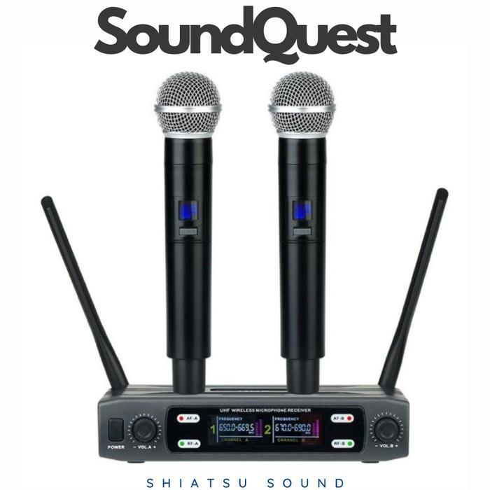 Audio Mixer Microphone Karaoke Handheld Wireless UHF Mikrofon