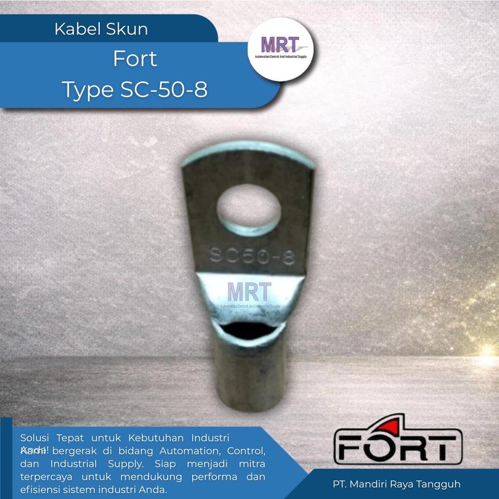 Skun Kabel SC-50-8 – Cable Lug 50mm² Hole 8mm | Skun Tembaga SC 50-8 Original
