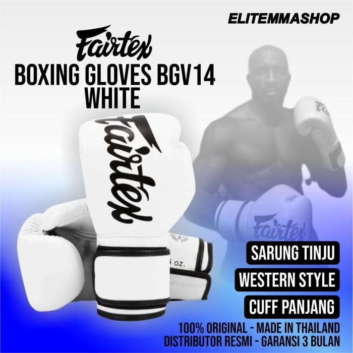 FAIRTEX Boxing Gloves BGV14 White Sarung Tinju Muay Thai Boxing - 10