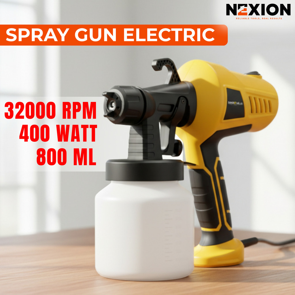 Spray Gun Elektrik SET Aksesoris Mesin Semprot Cat Electric Sprayer Elektrik