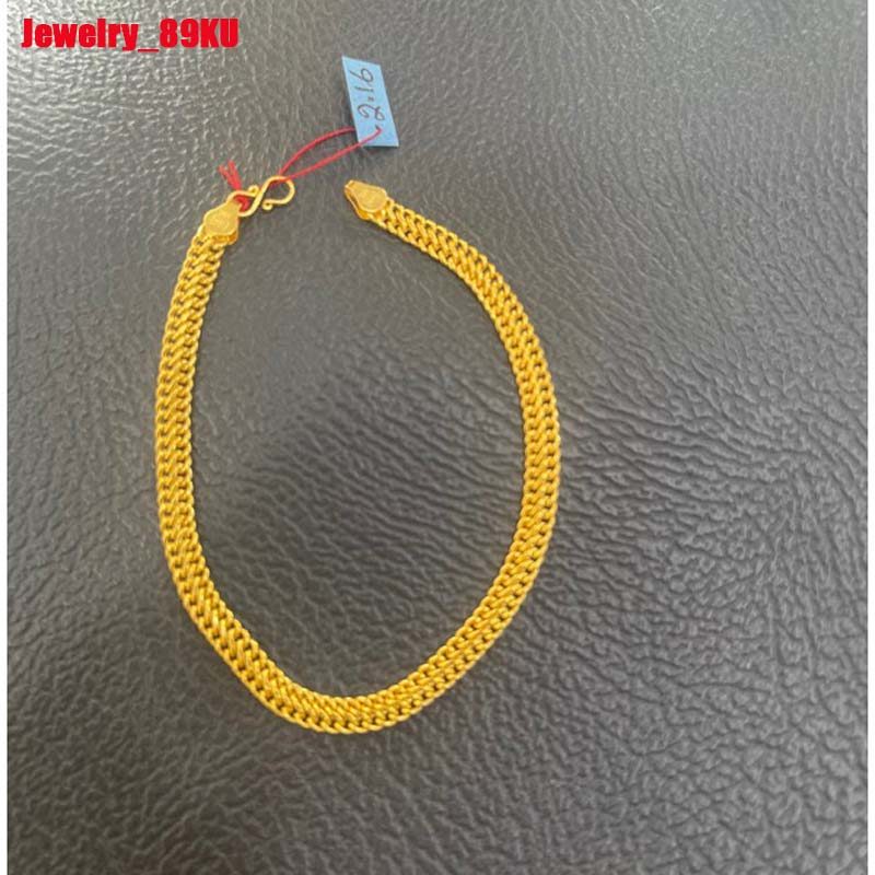 Promo.....Gelang emas asli 24karat kadar 875 model moca simpel Ada Surat gratis dompet