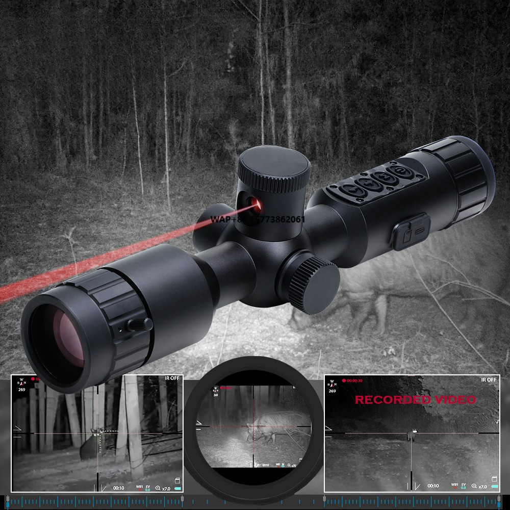 NS40 1920*1080 Night Vision Scope 2K gital 600m IR Day and Night Rangefinder NV Hunting Scope