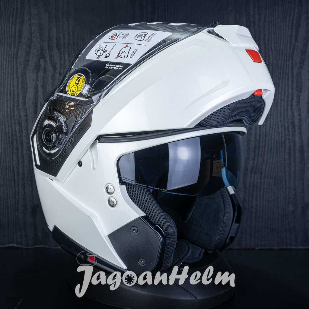 NOLAN HELM N903 VERNICIATURA SPECIALE 343 | BLACK WHITE | N-903 MODULAR FLUP UP