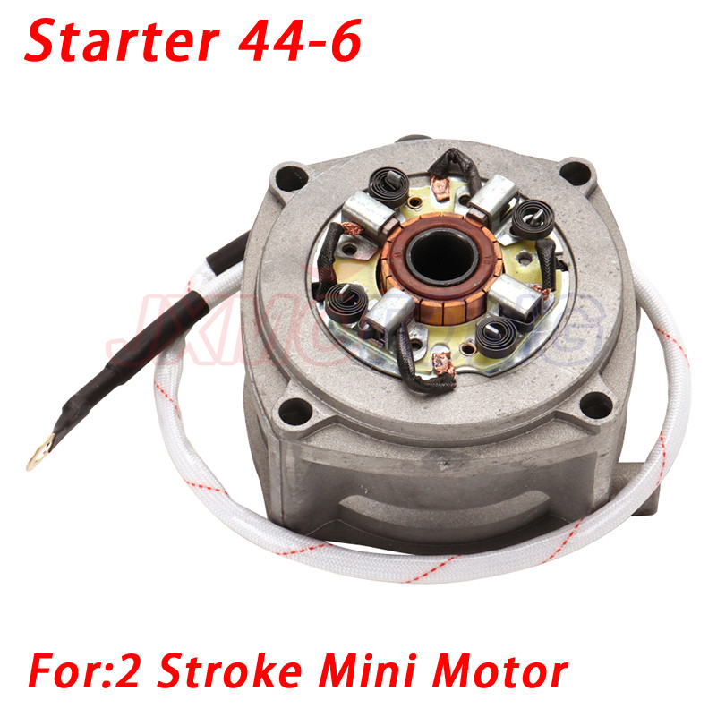 Motorcycle Starter Motor 2 Two Strokes Mini Moto Mini Bike Pocket Bike 44-6 Engine Mini ATV Quads El