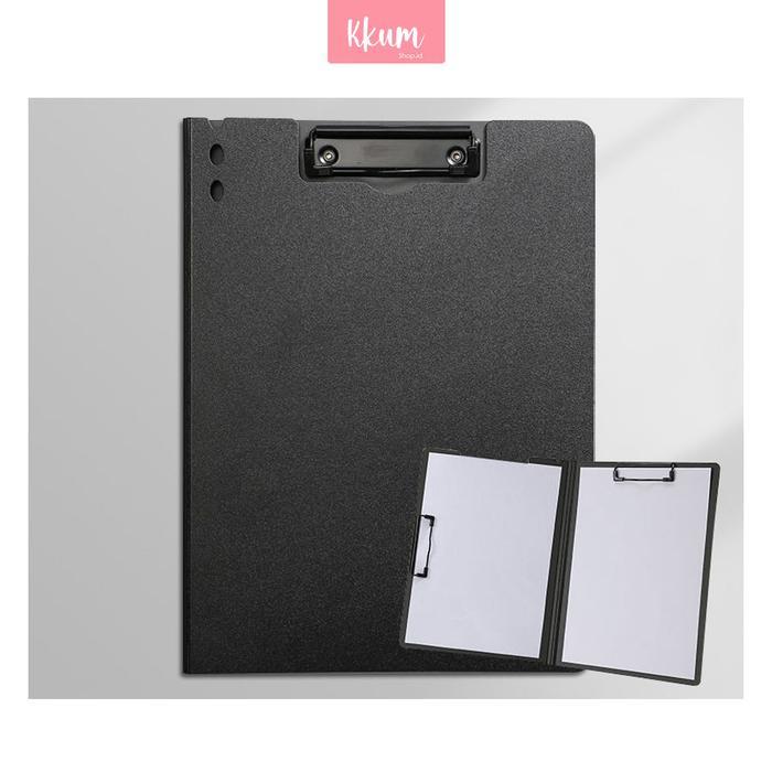 Map kertas 2 sisi A4 A3/ Map folder dokumen file - Black