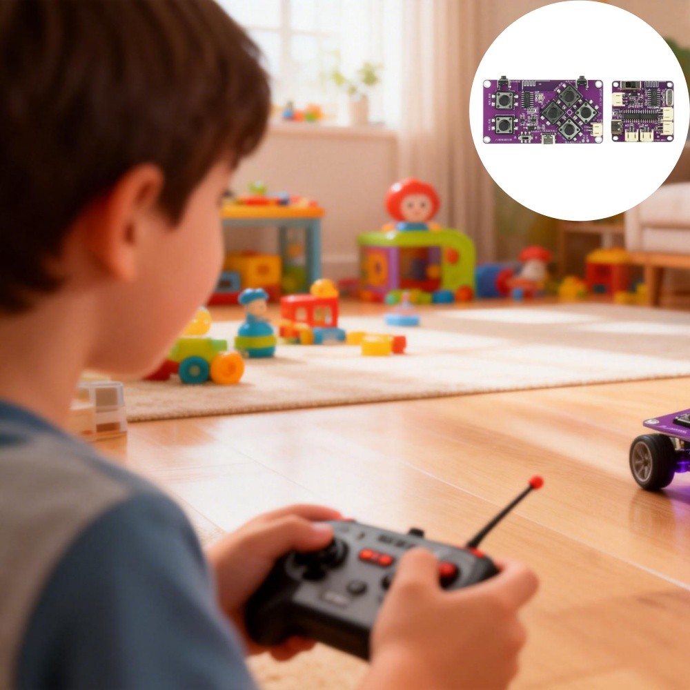 Modul Penerima Remote Control 2.4G yang Dapat Diisi Ulang, Kit Modul Penerima Remote Control Mobil M