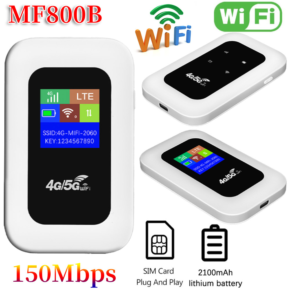 4G LTE WiFi Router Modem Portable Hotspot Pocket WiFi SIM Card LTE Router Mobile Wireless Router wit