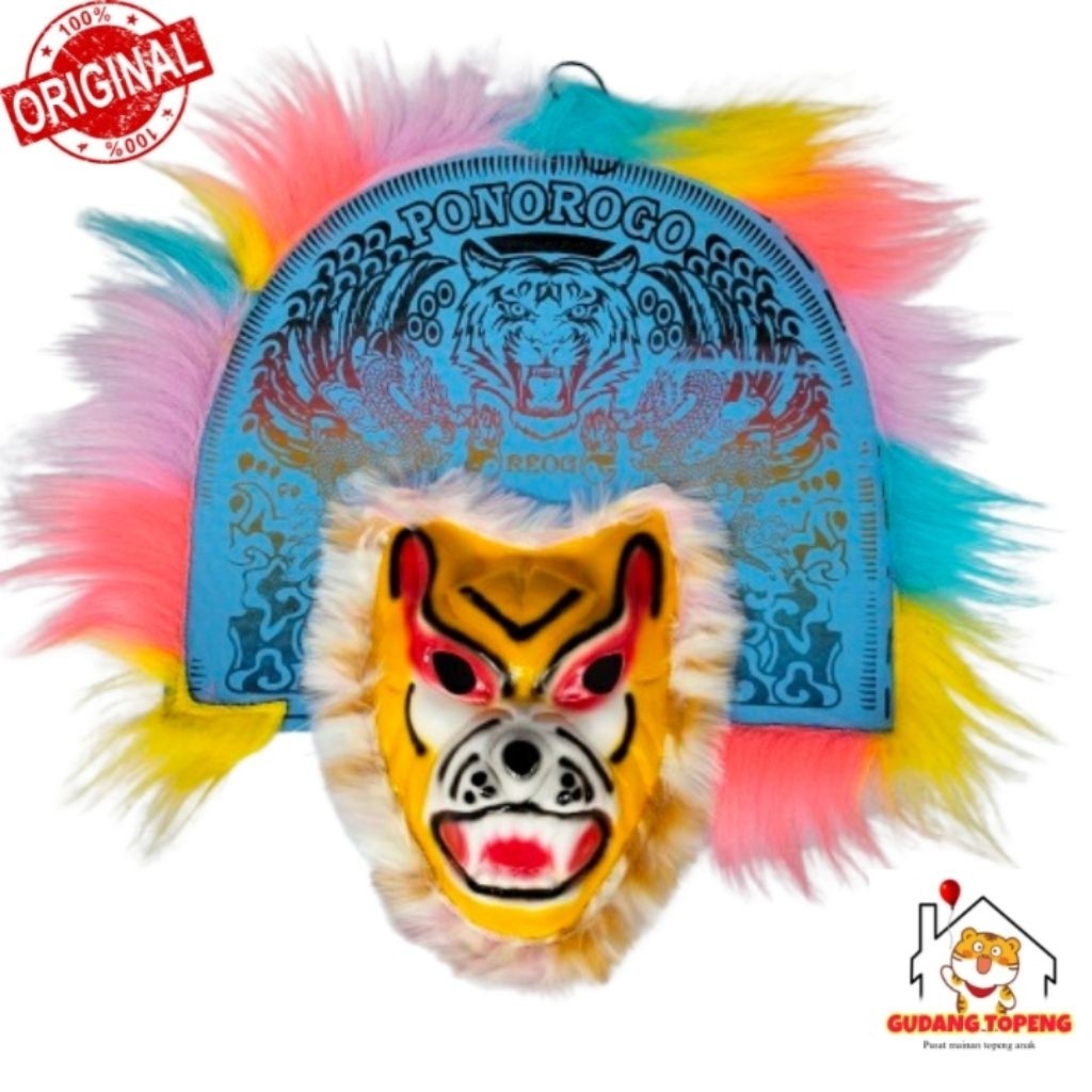 ASLI Topeng Reog Ponorogo Anak anak