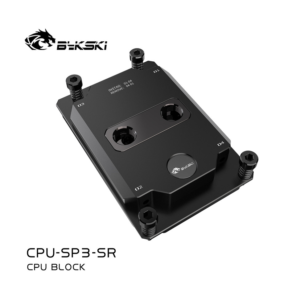 Bykski CPU Water Block For Threadripper Processor For AMD TR4 All-Metal Custom  Cooling Cooler Cooli