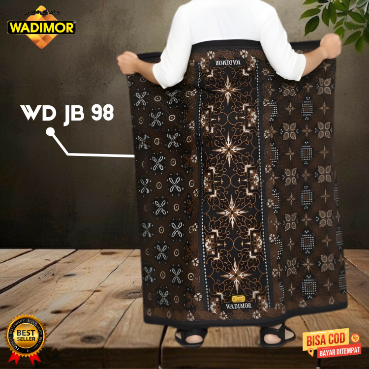 Sarung Wadimor Putih Polos Original Bahan Katun Adem Premium