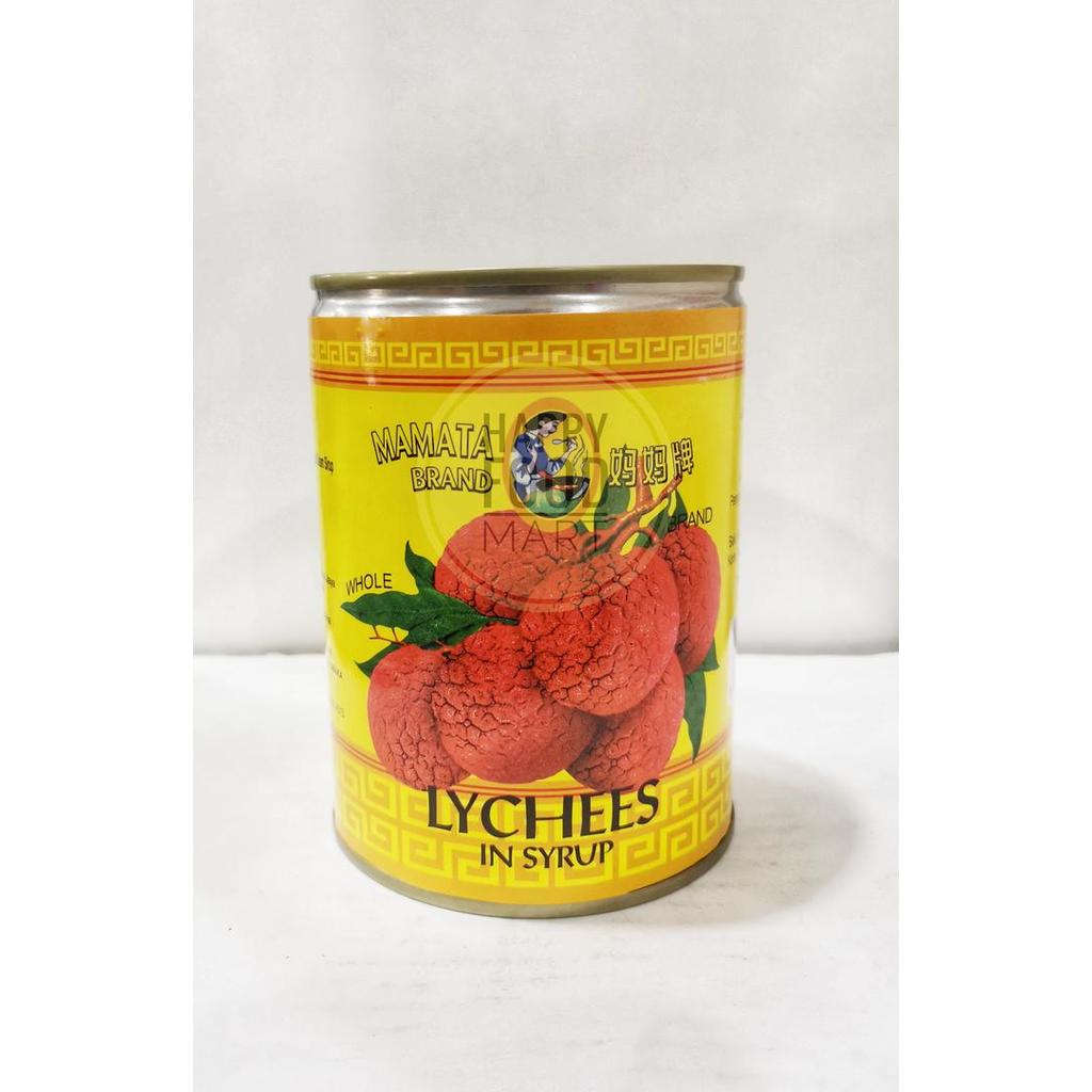 MAMATA LYCHEE IN SYRUP 565G/ LECI KALENG/ LECI DALAM SIRUP