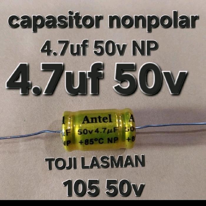 4.7uf 50v non polar elko elco 4.7uf-50v nonpolar non polar