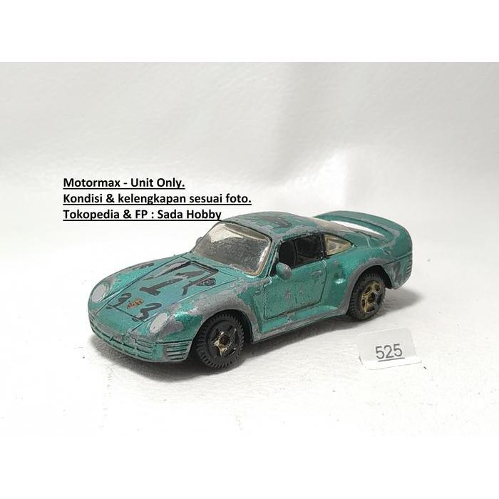 Vintage Motormax Porsche 959 Hjau