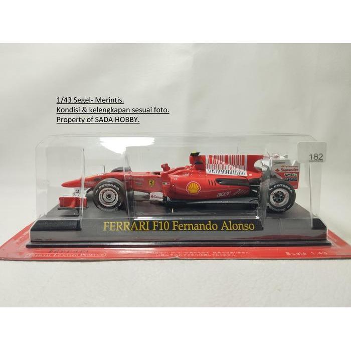 Hachette Skala 1/43 Ferrari F10 No 8 Fernando Alonso Formula 1