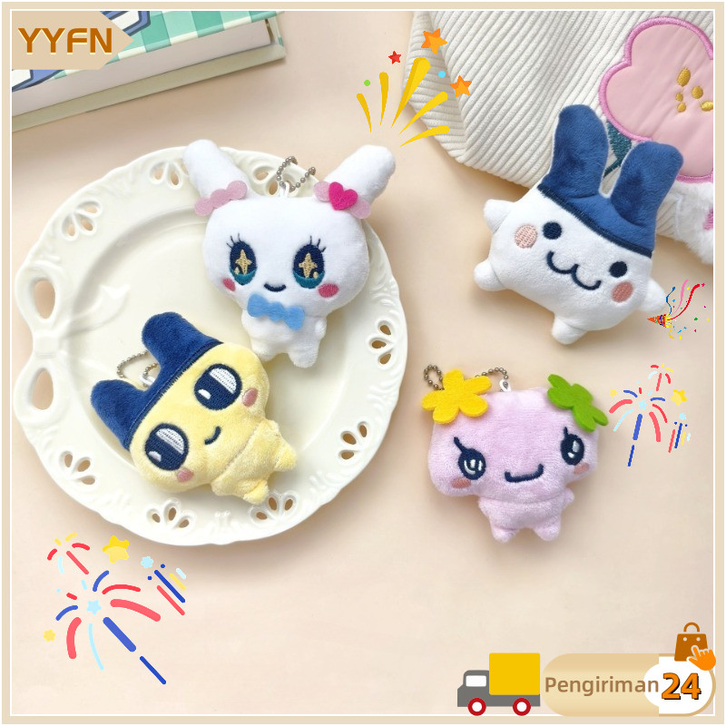 Gantungan Boneka Tamagotchi Kartun Lucu,Gantungan Tas, Gantungan Boneka Berbulu Sebagai Hadiah