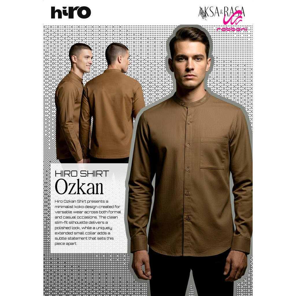 RAbbani - Kemeja Koko Hiro Ozkan -RABBANI ORI