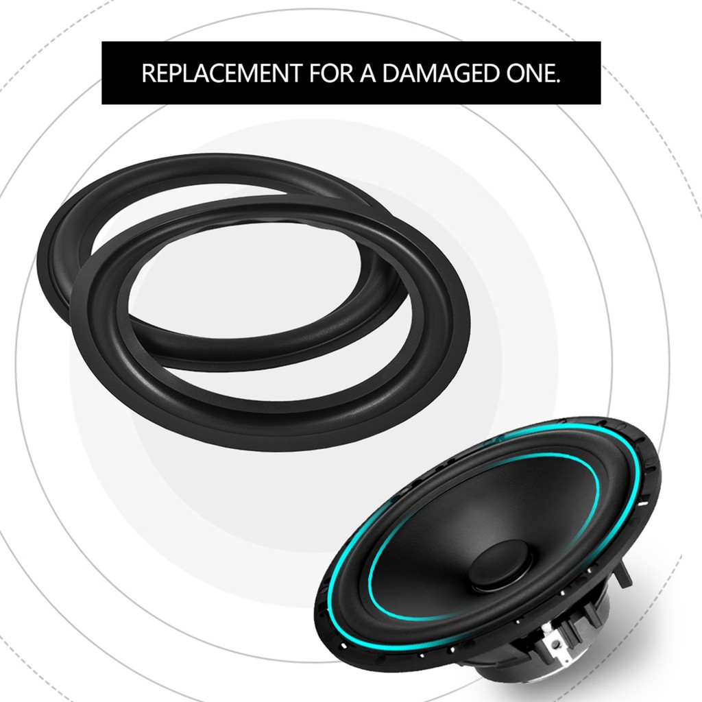 Speaker Surround  Speaker Surround  8in Loudspeaker Speaker Surround Repair Rubber Woofer  Repair Pa