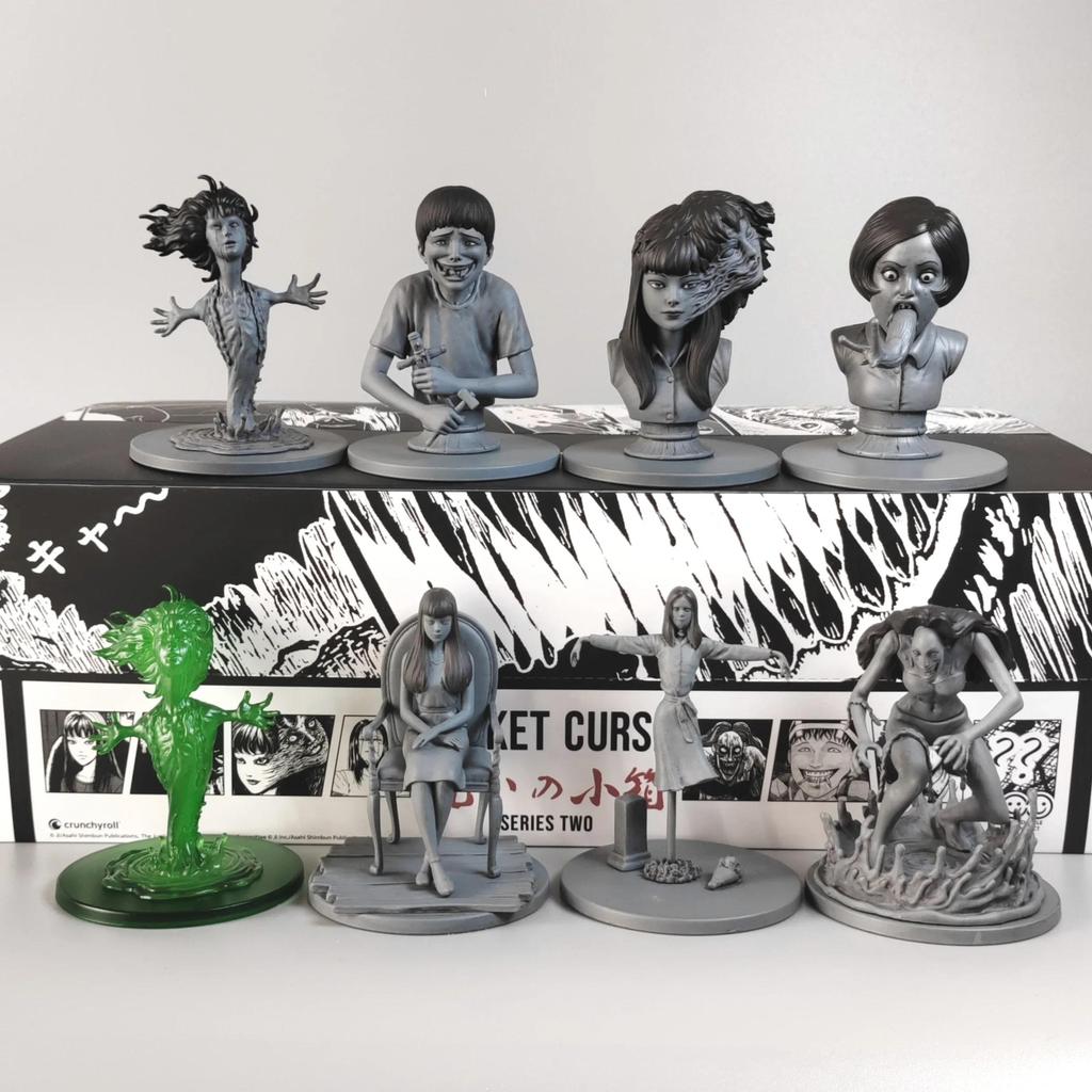 Original Junji Ito Curse Terror Horror Comic Tomie Slug Girl Figure Blind Box Toy Collection Ornamen