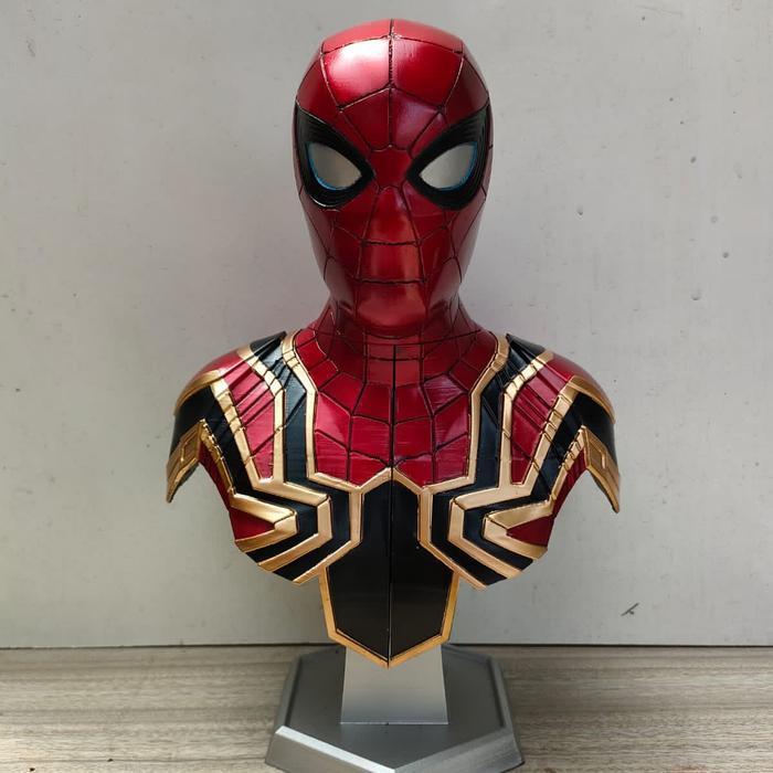 Bust Statue Iron Spider Figure Spiderman