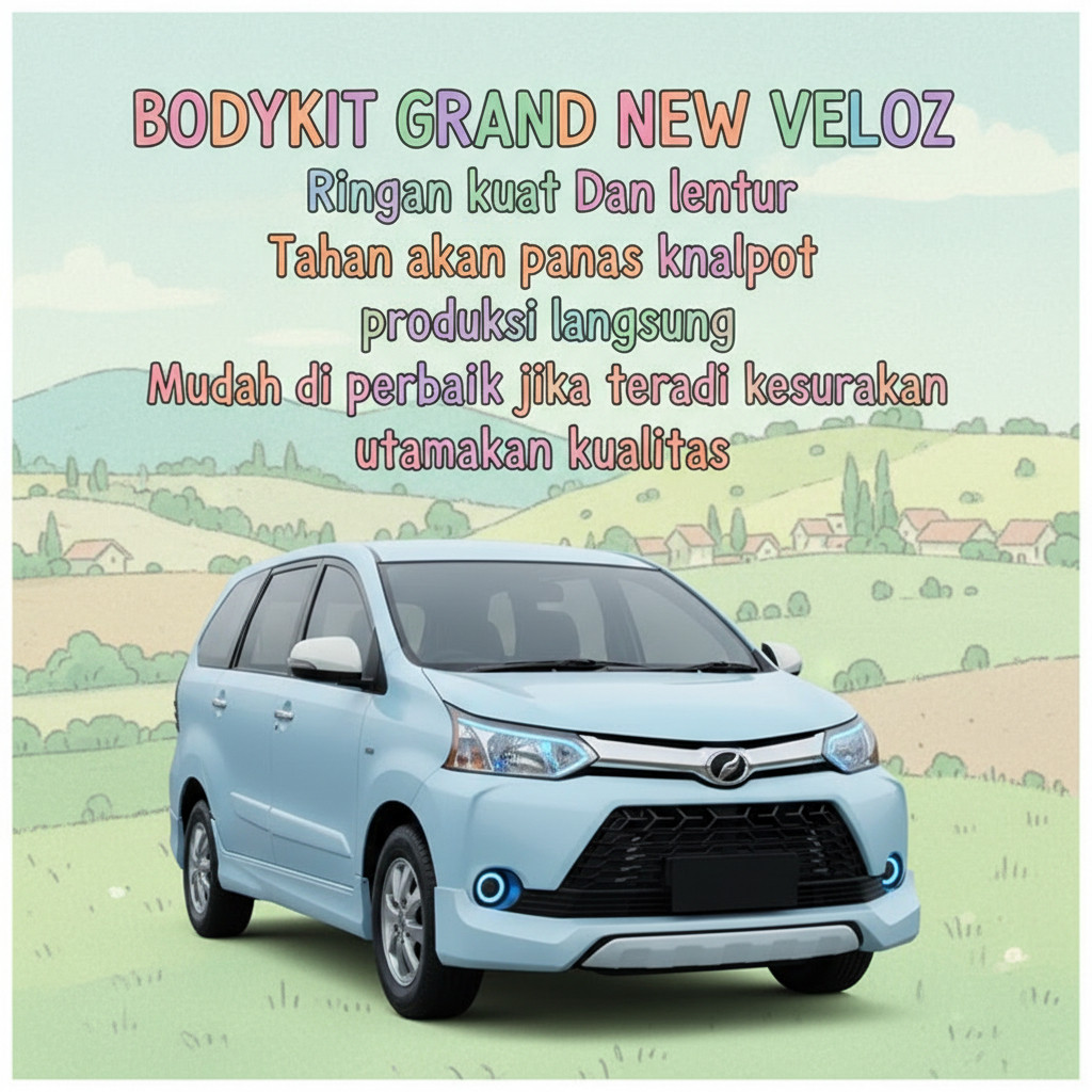 bodikit BODYKIT GRAND NEW VELOZ 2016 2017 2018 BODYKIT AVANZA VELOZ 2015-2018