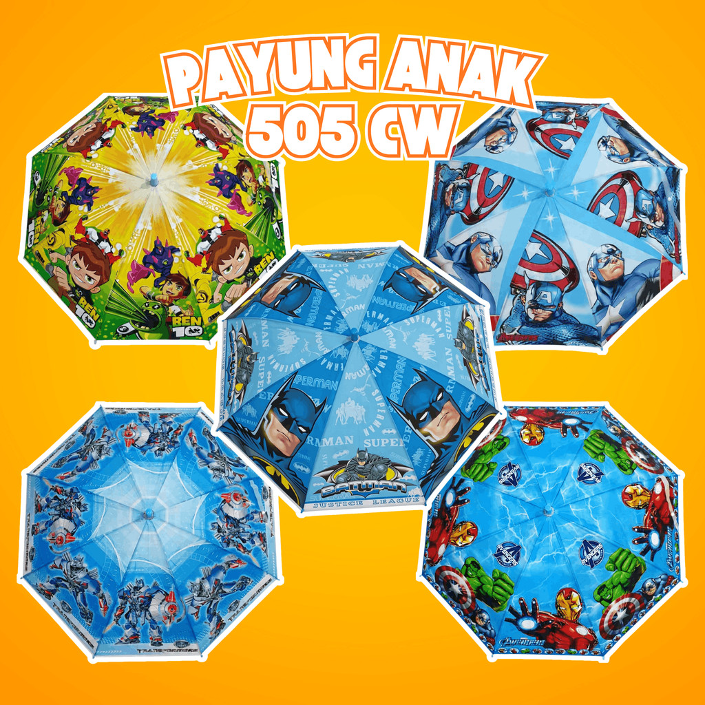 [Gstore] Payung Anak Motif Superhero 505CW Osaka