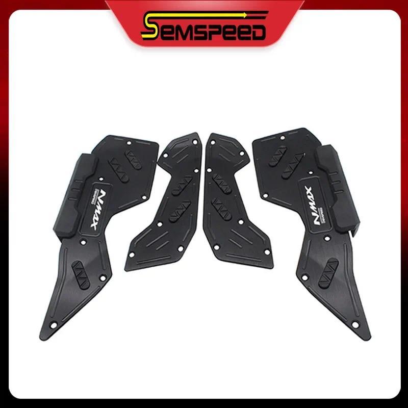 For Yamaha NMAX 125 NMAX 150 V2 2020 2021 SEMSPEED C Aluminum Motorcycle  Footrest Footboard Steps P