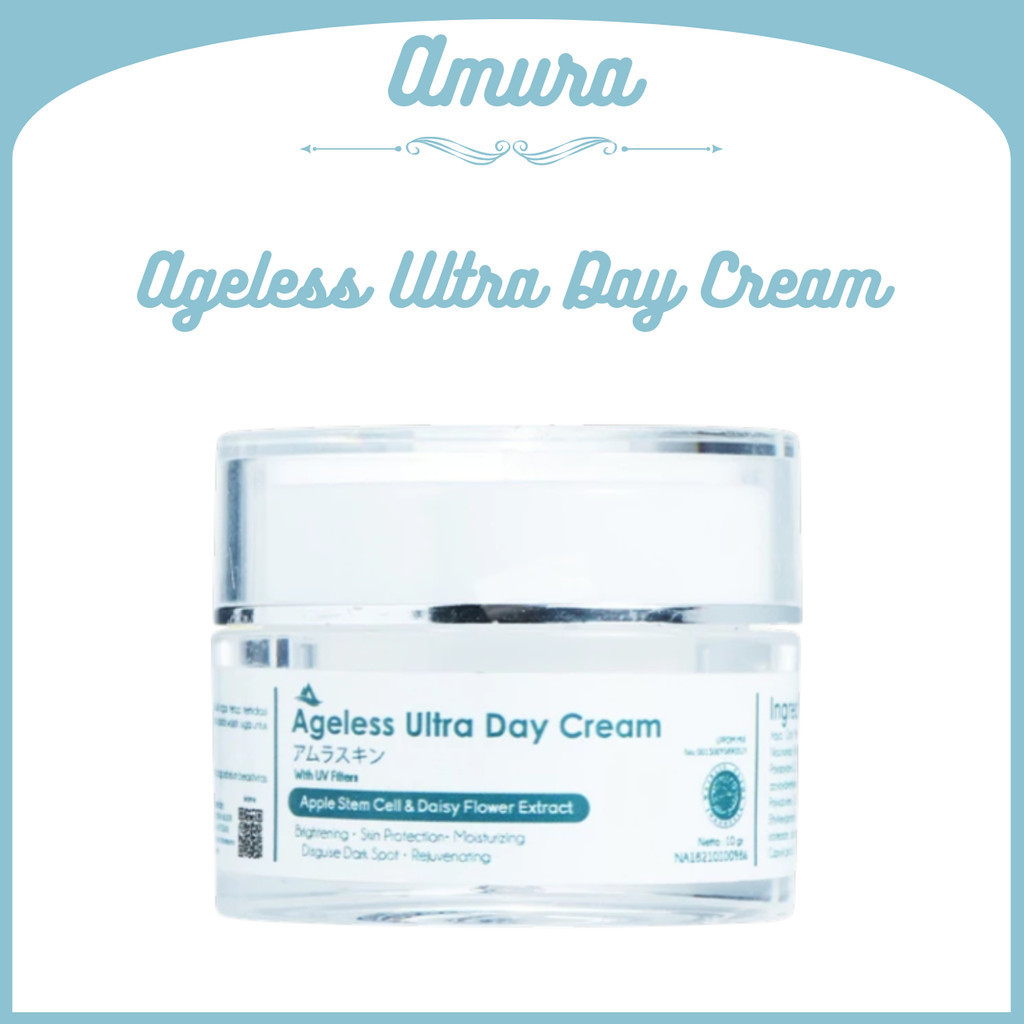 Amura Ageless Ultra Day Cream 10g/Pelembab Wajah