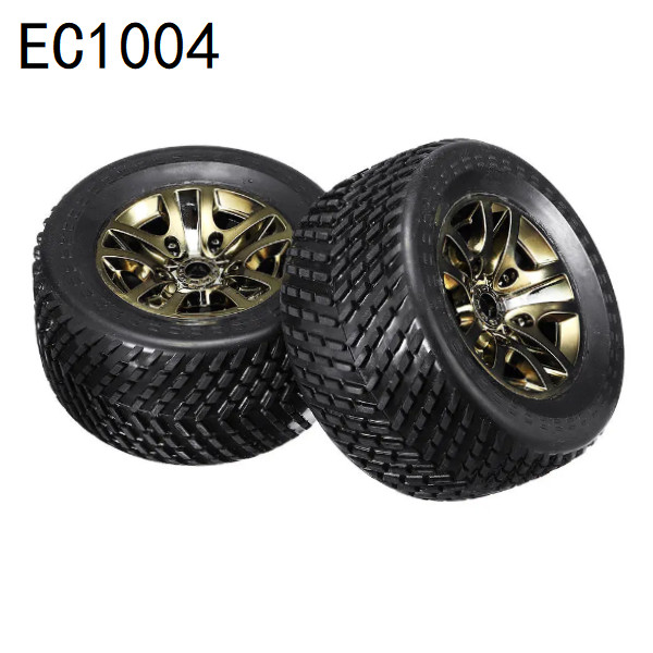 2pcs 135mm Tire Wheel Tyre EC1004 for JLB Racing EETAH 11101 21101 J3 Speed 1/10 RC Car Upgrade Part