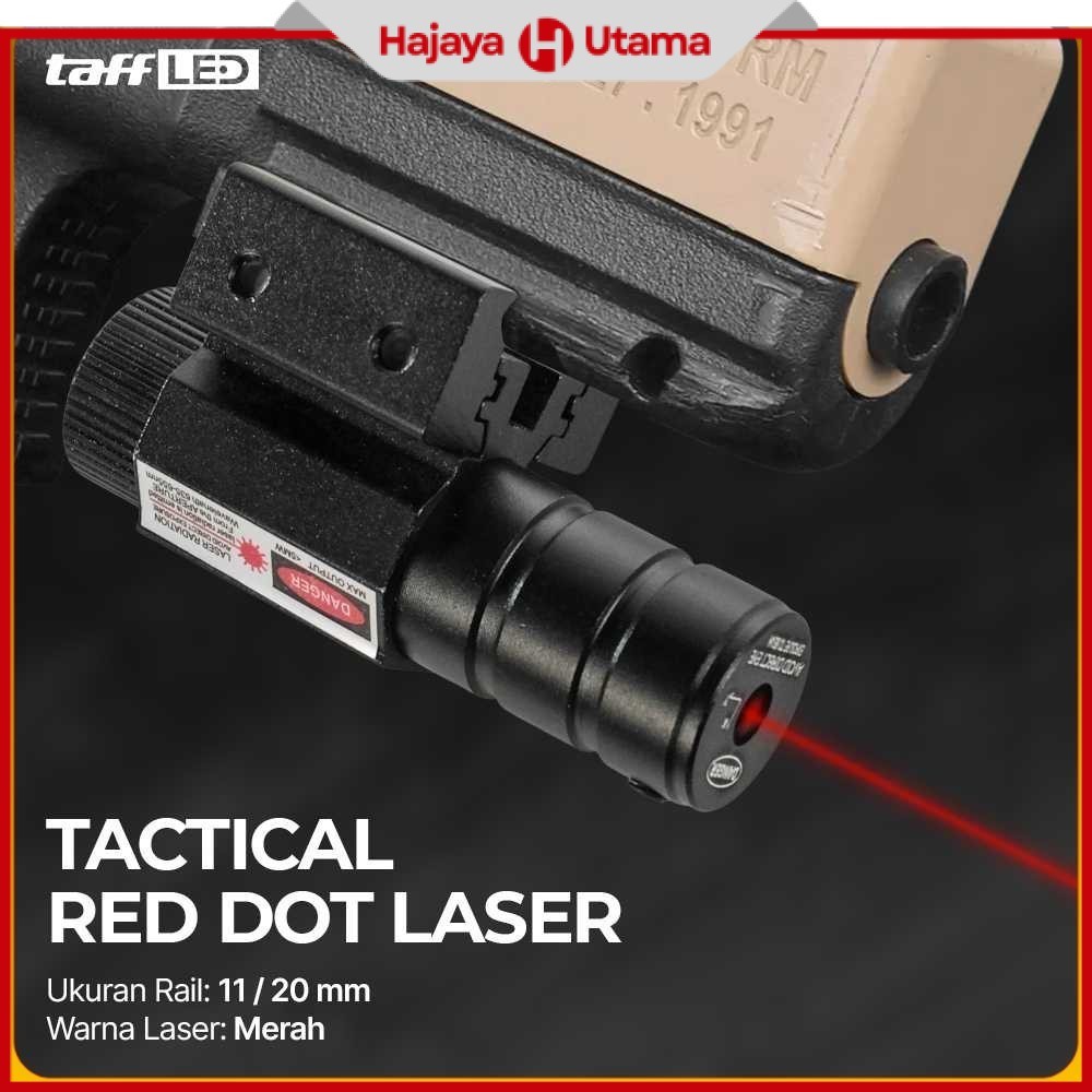 TAFFLED Tactical Red Dot Laser Gun Mount Airsoft Rifle 11/20mm - HJ11