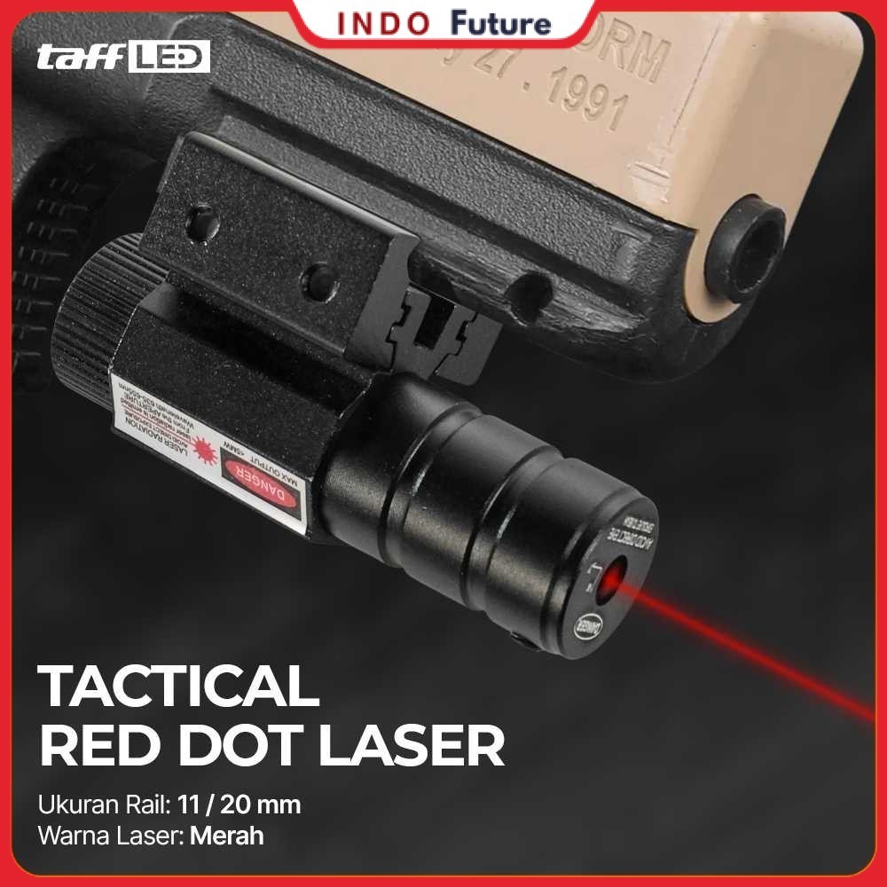 TAFFLED Tactical Red Dot Laser Gun Mount Airsoft Rifle 11/20mm - HJ11