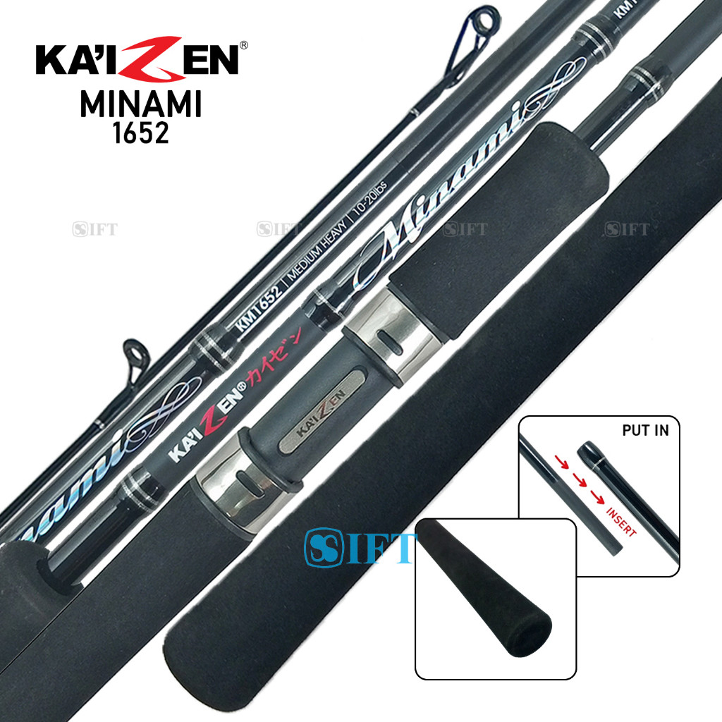 Joran KAIZEN MINAMI | Solid Tip Carbon | 150 165 180 | Kolam Galatama Lele Bawal Patin | IFT PANCING