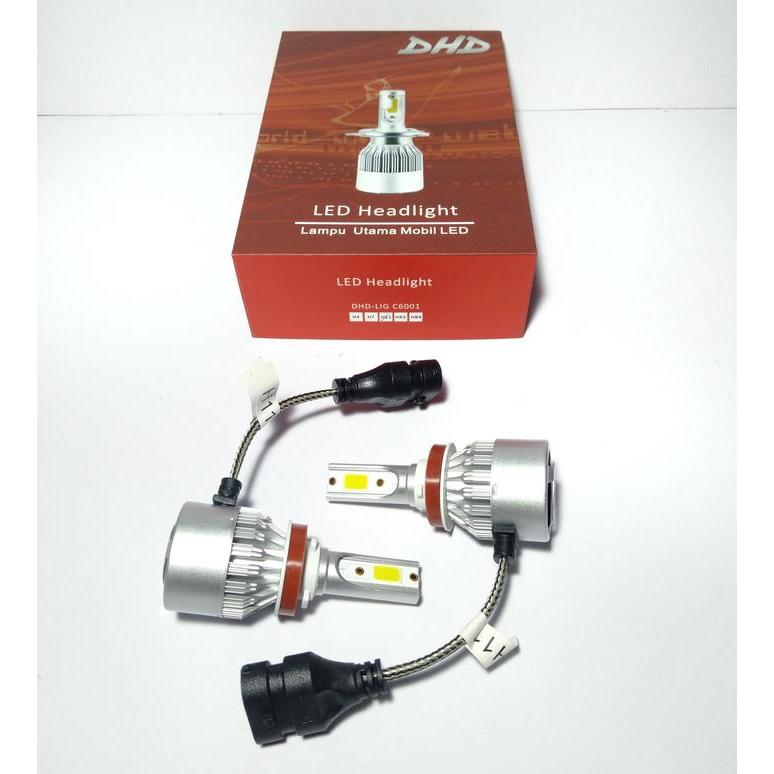 LED Headlight Lampu Utama Mobil DHD H11 - H11 1WARNA