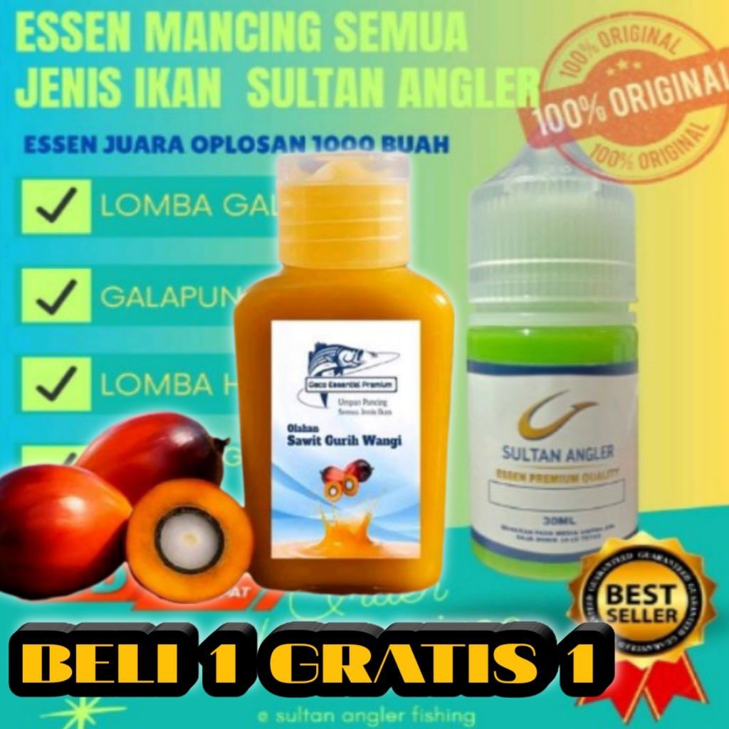 PAKET ESSEN OPLOSAN PANCING sultan angler & Gaco sawit 30ml
