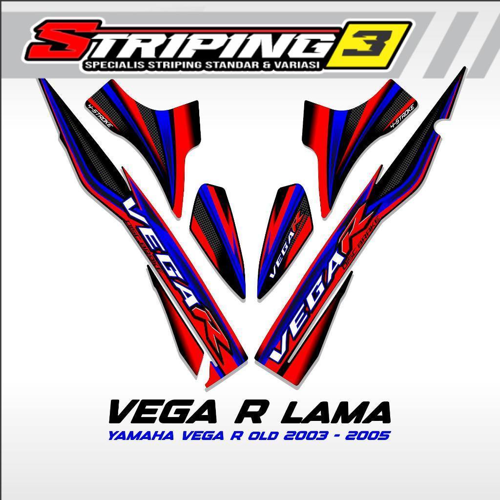 Striping Vega R Lama Stiker Vega R Sticker Vega Rr Setriping Vega R Variasi Ori