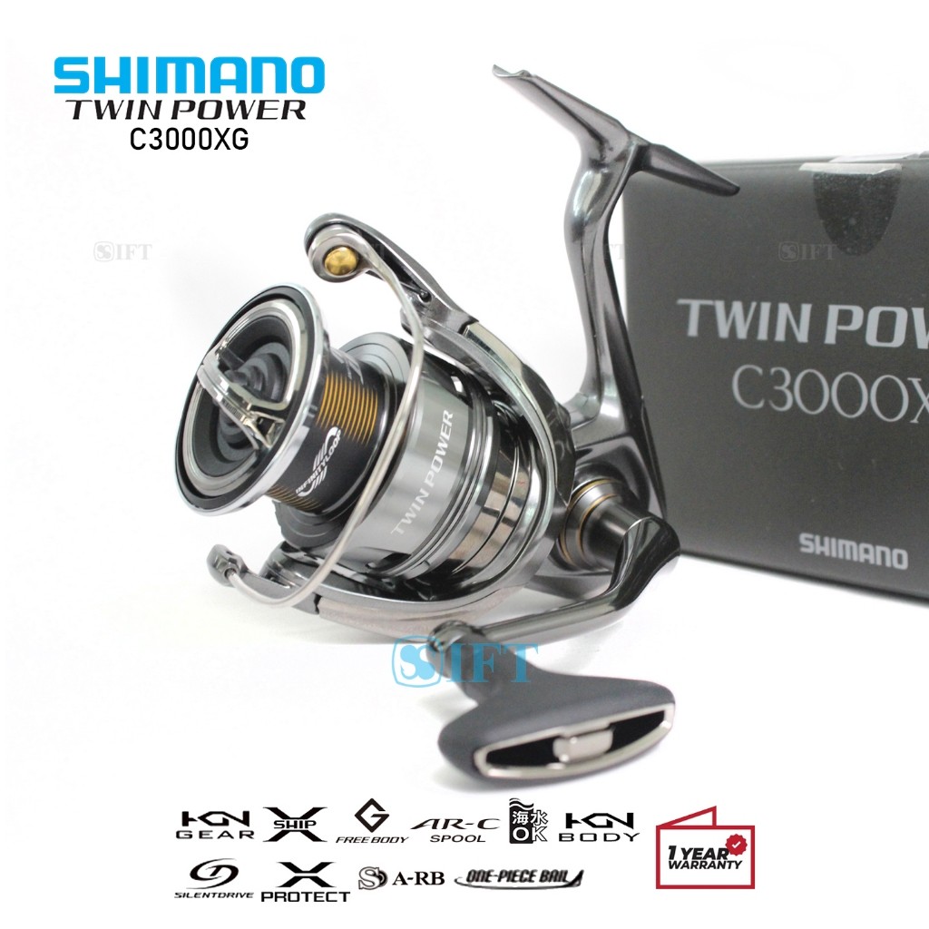 Reel SHIMANO TWIN POWER FE 2500 3000 4000 5000 MHG SHG PG XG [24] Hagane CI4+ | Made in Japan | Gala