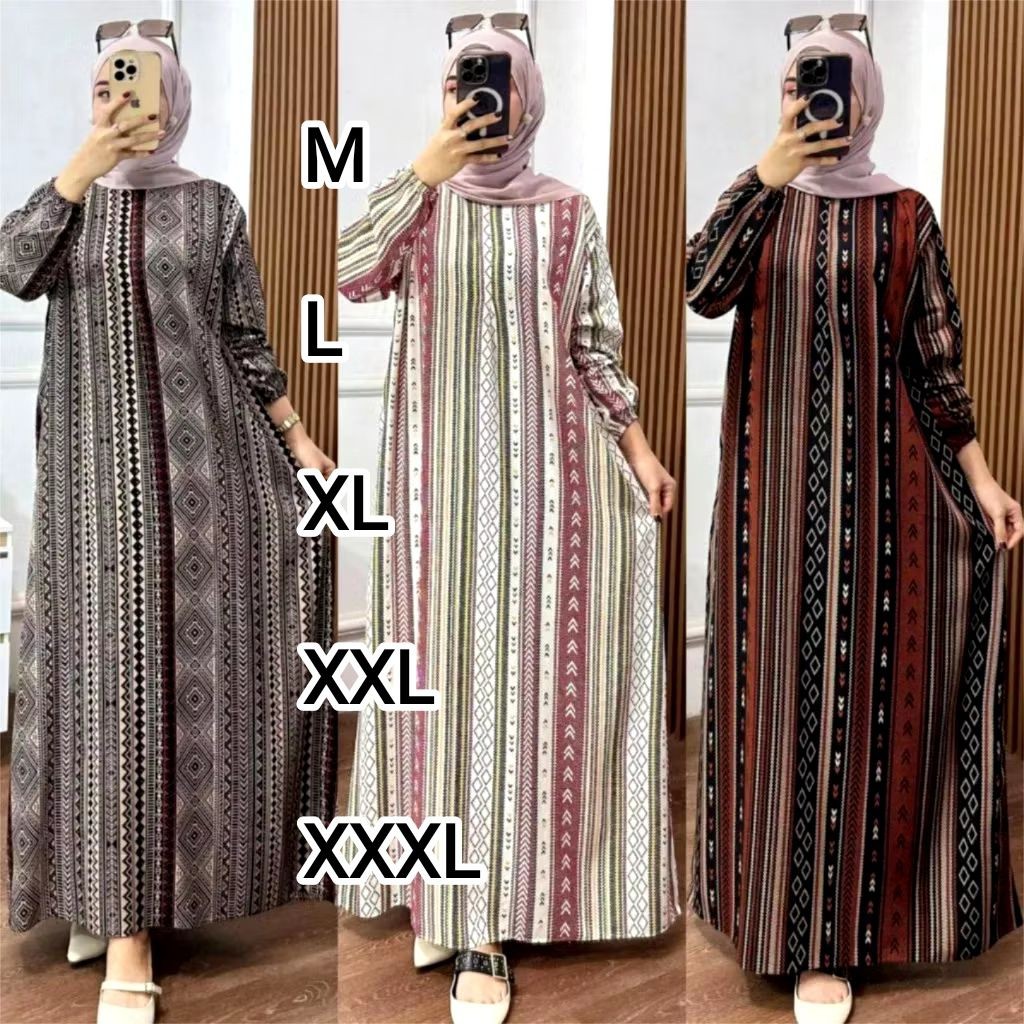GAMIS ANITA DRES PANJANG LD 130 - GAMIS RAYON PREMIUM VISCOSE