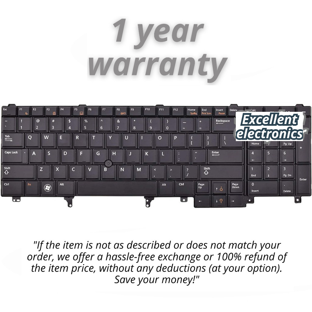Keyboard Del Latitude E5520 E5520M E5530 E6520 E6530 E6540 new