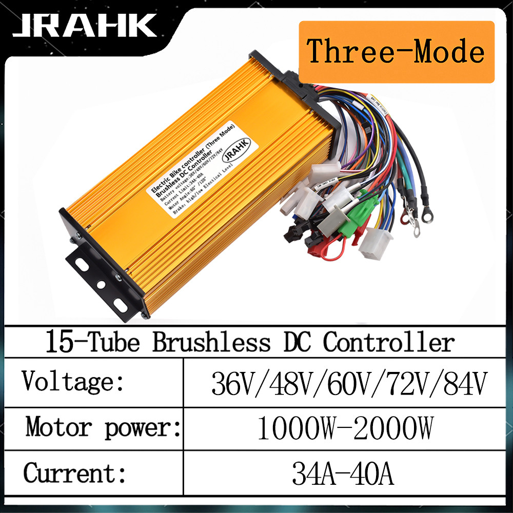 JRAHK Electric Bicycle 60V 2000W Controller 48V 1000W  Sine Controller 48V 1500W  60V 1500W Controll