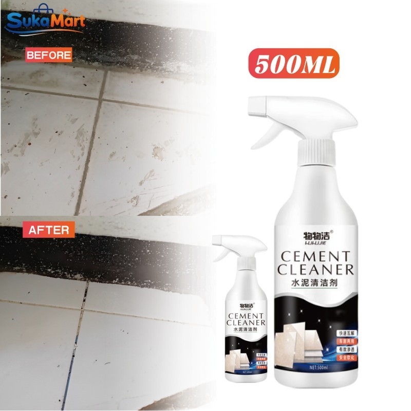Semprotan Cement Remover Mobil - Cairan Anti Kerak Semen Keramik Granit & Batu Alam - Pembersih Cat 